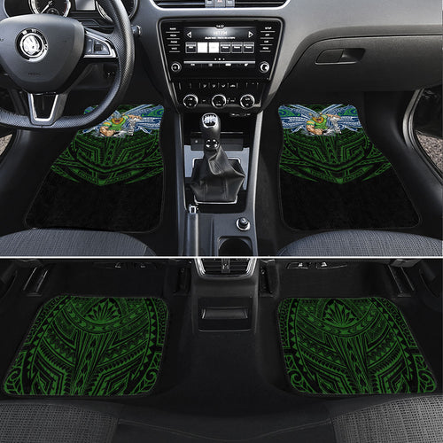 Custom Canberra Raiders Car Mats Viking Warrior Polynesia Islander Rugby Mascot