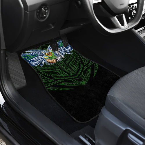 Custom Canberra Raiders Car Mats Viking Warrior Polynesia Islander Rugby Mascot