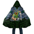 Custom Canberra Raiders Cloak Viking Warrior Polynesia Islander Rugby Mascot