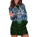 Custom Canberra Raiders Hoodie Dress Viking Warrior Polynesia Islander Rugby Mascot