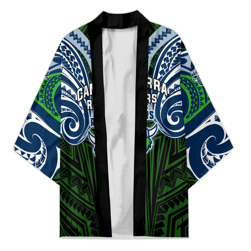 Custom Canberra Raiders Kimono Viking Warrior Polynesia Islander Rugby Mascot