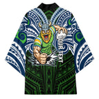 Custom Canberra Raiders Kimono Viking Warrior Polynesia Islander Rugby Mascot