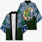 Custom Canberra Raiders Kimono Viking Warrior Polynesia Islander Rugby Mascot