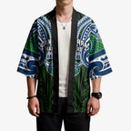 Custom Canberra Raiders Kimono Viking Warrior Polynesia Islander Rugby Mascot