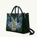Custom Canberra Raiders Leather Bag Viking Warrior Polynesia Islander Rugby Mascot