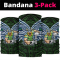 Custom Canberra Raiders Neck Gaiter Viking Warrior Polynesia Islander Rugby Mascot