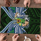 Custom Canberra Raiders Puzzle Viking Warrior Polynesia Islander Rugby Mascot