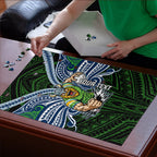 Custom Canberra Raiders Puzzle Viking Warrior Polynesia Islander Rugby Mascot