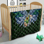 Custom Canberra Raiders Quilt Viking Warrior Polynesia Islander Rugby Mascot