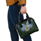 Custom Canberra Raiders Shoulder Handbag Viking Warrior Polynesia Islander Rugby Mascot