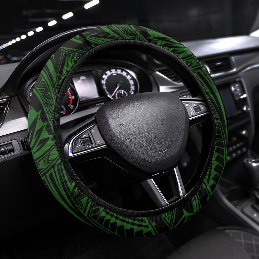 Canberra Raiders Steering Wheel Cover Viking Warrior Polynesia Islander Rugby Mascot