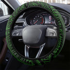 Canberra Raiders Steering Wheel Cover Viking Warrior Polynesia Islander Rugby Mascot