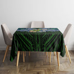 Custom Canberra Raiders Tablecloth Viking Warrior Polynesia Islander Rugby Mascot