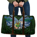 Custom Canberra Raiders Travel Bag Viking Warrior Polynesia Islander Rugby Mascot