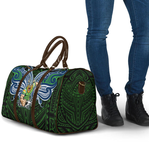 Custom Canberra Raiders Travel Bag Viking Warrior Polynesia Islander Rugby Mascot