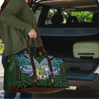 Custom Canberra Raiders Travel Bag Viking Warrior Polynesia Islander Rugby Mascot