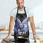 Custom Canterbury-Bankstown Bulldogs Apron Bulldog Warrior Polynesia Islander Rugby Mascot