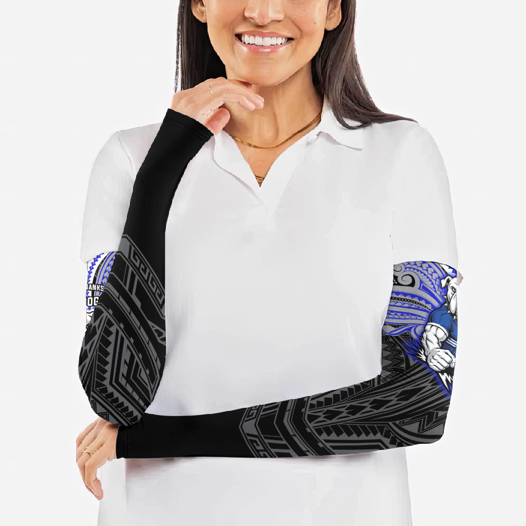 Custom Canterbury-Bankstown Bulldogs Arm Sleeves Bulldog Warrior Polynesia Islander Rugby Mascot