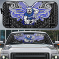 Custom Canterbury-Bankstown Bulldogs Auto Sun Shade Bulldog Warrior Polynesia Islander Rugby Mascot