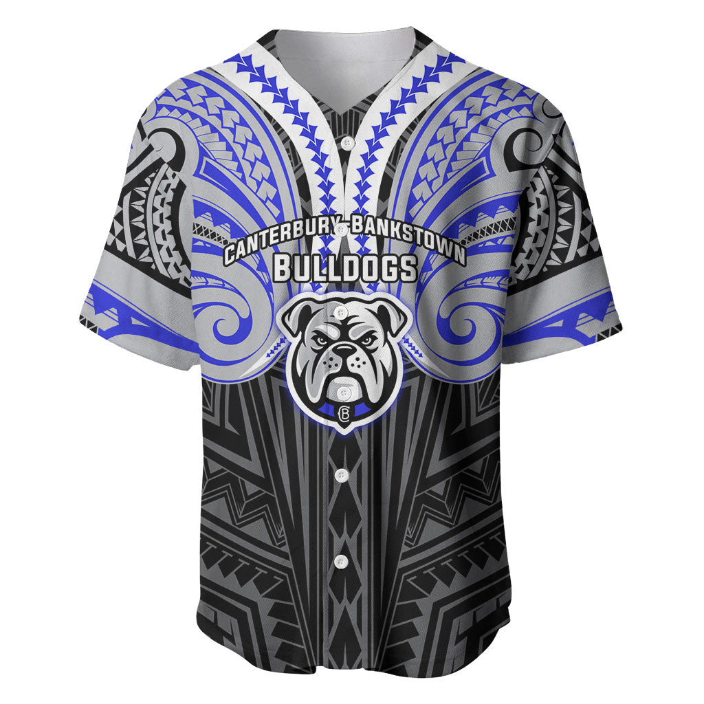 Custom Canterbury-Bankstown Bulldogs Baseball Jersey Bulldog Warrior Polynesia Islander Rugby Mascot