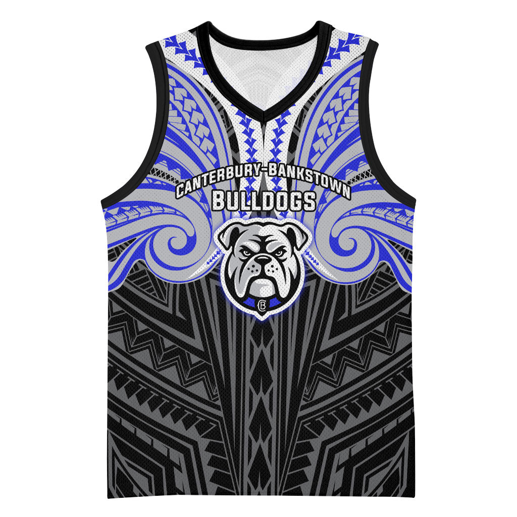 Custom Canterbury-Bankstown Bulldogs Basketball Jersey Bulldog Warrior Polynesia Islander Rugby Mascot