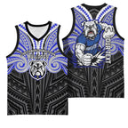 Custom Canterbury-Bankstown Bulldogs Basketball Jersey Bulldog Warrior Polynesia Islander Rugby Mascot