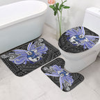 Custom Canterbury-Bankstown Bulldogs Bathroom Set Bulldog Warrior Polynesia Islander Rugby Mascot