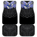 Custom Canterbury-Bankstown Bulldogs Car Mats Bulldog Warrior Polynesia Islander Rugby Mascot