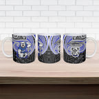 Custom Canterbury-Bankstown Bulldogs Ceramic Mug Bulldog Warrior Polynesia Islander Rugby Mascot