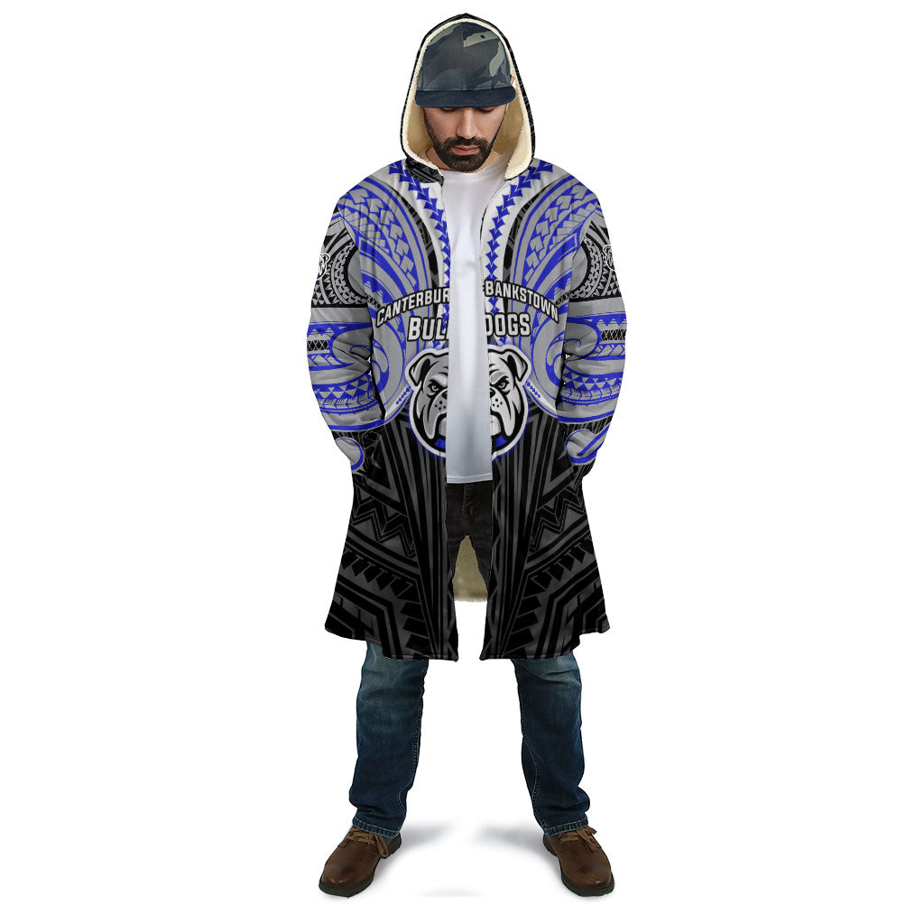 Custom Canterbury-Bankstown Bulldogs Cloak Bulldog Warrior Polynesia Islander Rugby Mascot
