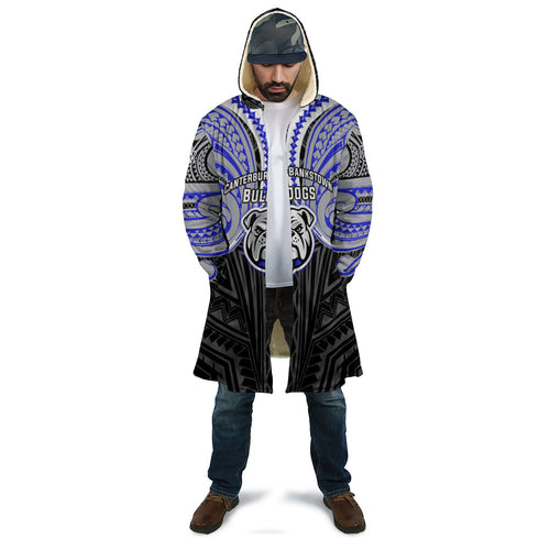 Custom Canterbury-Bankstown Bulldogs Cloak Bulldog Warrior Polynesia Islander Rugby Mascot