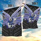 Custom Canterbury-Bankstown Bulldogs Garden Flag Bulldog Warrior Polynesia Islander Rugby Mascot