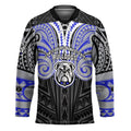Custom Canterbury-Bankstown Bulldogs Hockey Jersey Bulldog Warrior Polynesia Islander Rugby Mascot
