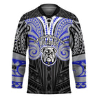 Custom Canterbury-Bankstown Bulldogs Hockey Jersey Bulldog Warrior Polynesia Islander Rugby Mascot
