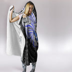 Custom Canterbury-Bankstown Bulldogs Hooded Blanket Bulldog Warrior Polynesia Islander Rugby Mascot