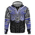 Custom Canterbury-Bankstown Bulldogs Hoodie Bulldog Warrior Polynesia Islander Rugby Mascot