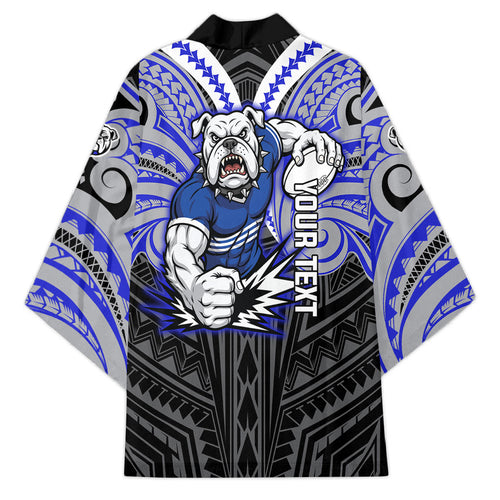 Custom Canterbury-Bankstown Bulldogs Kimono Bulldog Warrior Polynesia Islander Rugby Mascot