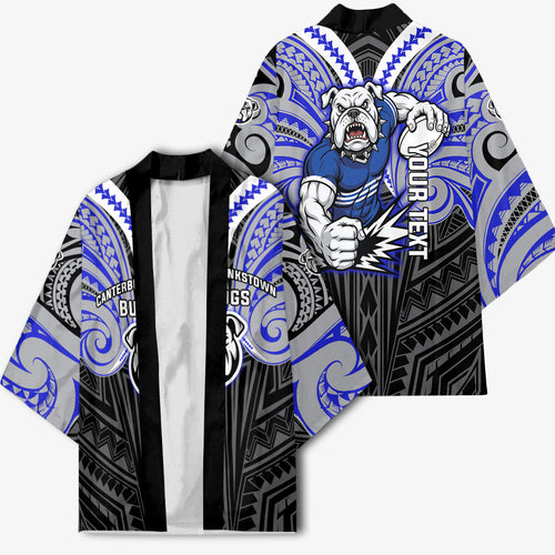 Custom Canterbury-Bankstown Bulldogs Kimono Bulldog Warrior Polynesia Islander Rugby Mascot