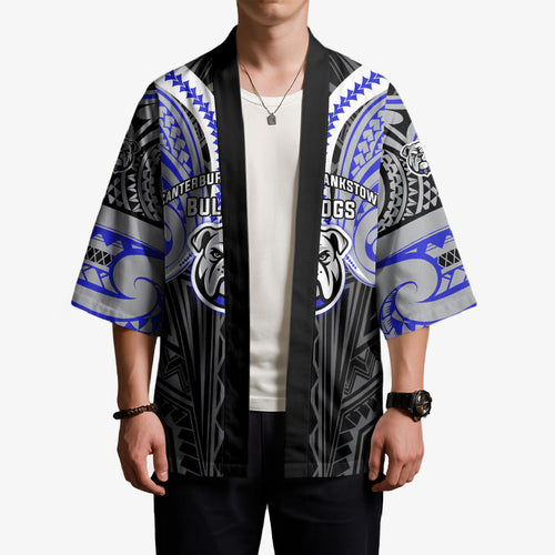 Custom Canterbury-Bankstown Bulldogs Kimono Bulldog Warrior Polynesia Islander Rugby Mascot