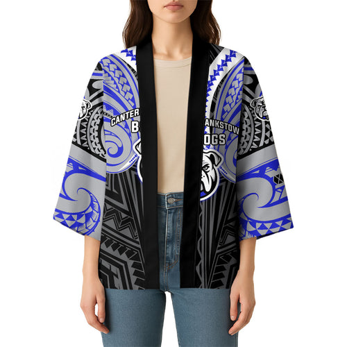 Custom Canterbury-Bankstown Bulldogs Kimono Bulldog Warrior Polynesia Islander Rugby Mascot