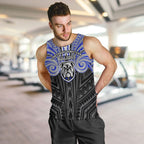 Custom Canterbury-Bankstown Bulldogs Men Tank Top Bulldog Warrior Polynesia Islander Rugby Mascot