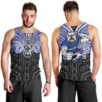 Custom Canterbury-Bankstown Bulldogs Men Tank Top Bulldog Warrior Polynesia Islander Rugby Mascot