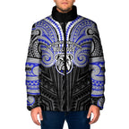 Custom Canterbury-Bankstown Bulldogs Padded Jacket Bulldog Warrior Polynesia Islander Rugby Mascot