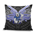 Custom Canterbury-Bankstown Bulldogs Pillow Cover Bulldog Warrior Polynesia Islander Rugby Mascot
