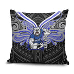 Custom Canterbury-Bankstown Bulldogs Pillow Cover Bulldog Warrior Polynesia Islander Rugby Mascot