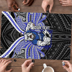 Custom Canterbury-Bankstown Bulldogs Puzzle Bulldog Warrior Polynesia Islander Rugby Mascot