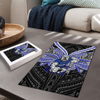 Custom Canterbury-Bankstown Bulldogs Puzzle Bulldog Warrior Polynesia Islander Rugby Mascot