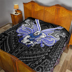 Custom Canterbury-Bankstown Bulldogs Quilt Bulldog Warrior Polynesia Islander Rugby Mascot