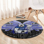 Custom Canterbury-Bankstown Bulldogs Round Carpet Bulldog Warrior Polynesia Islander Rugby Mascot