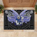 Custom Canterbury-Bankstown Bulldogs Rubber Doormat Bulldog Warrior Polynesia Islander Rugby Mascot